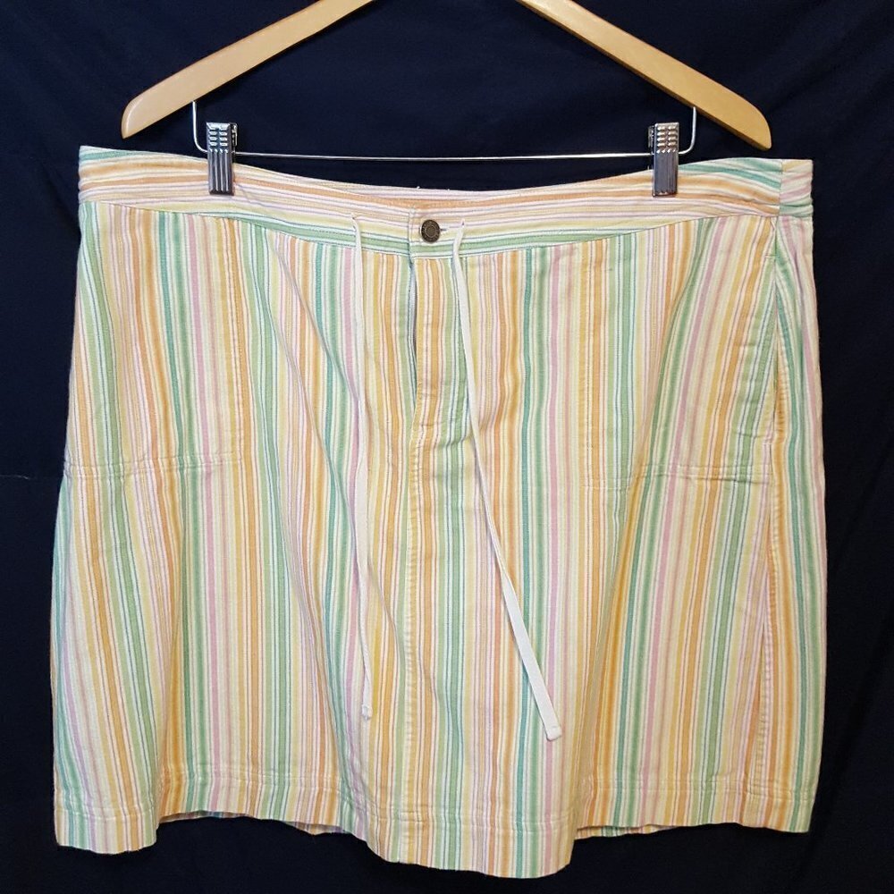 CJ Banks Lined Mini Skirt Size 16W